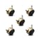 Service Caster 2 Inch Antique Brass Hooded Nylon Wheel Grip Ring Chair Caster with Brake, 5PK SCC-GR02S50D-NYS-WA-B-716X78-5 - alternate 1
